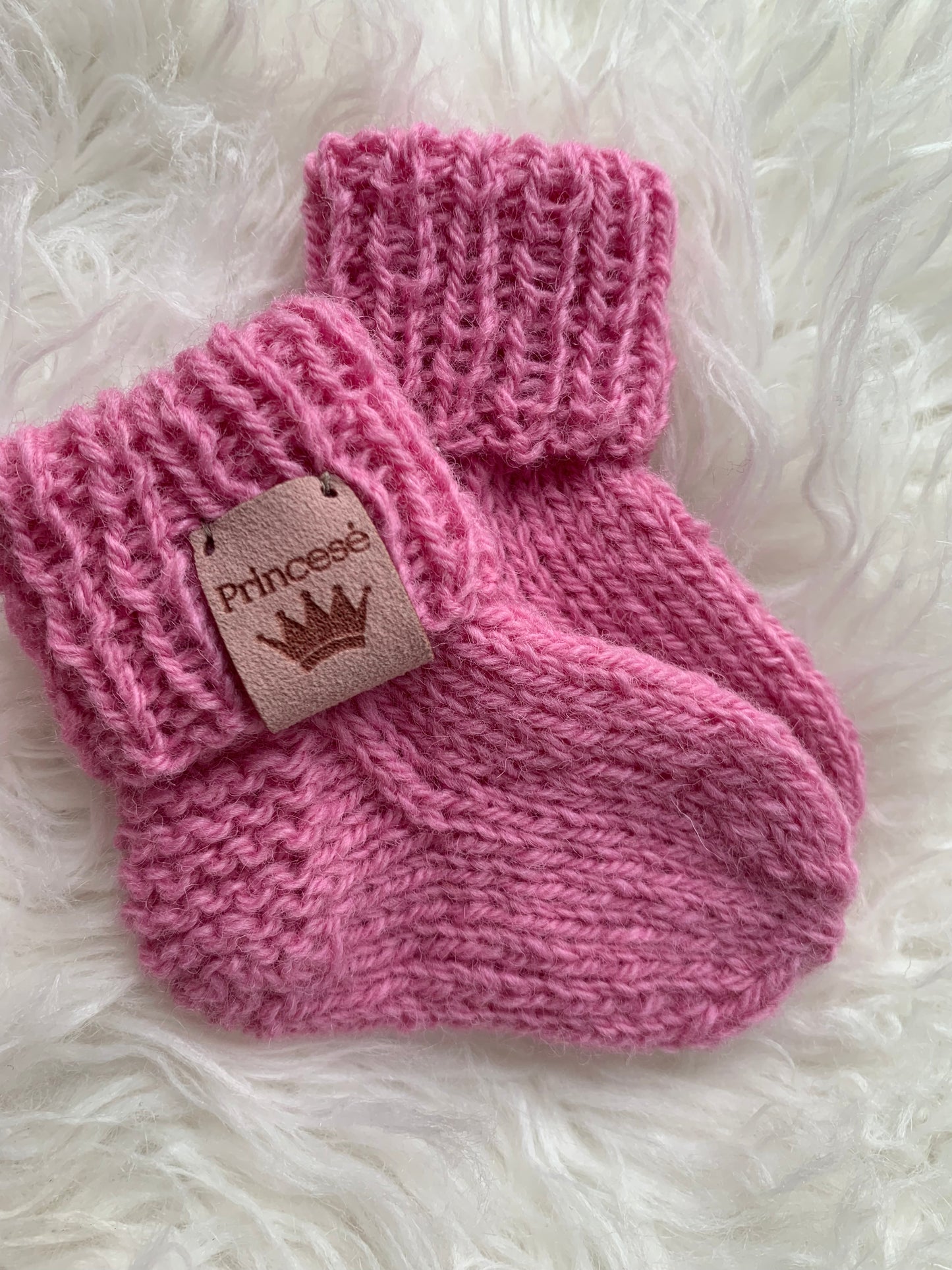 Avies vilnos kojinytės 9 cm "Princesė"