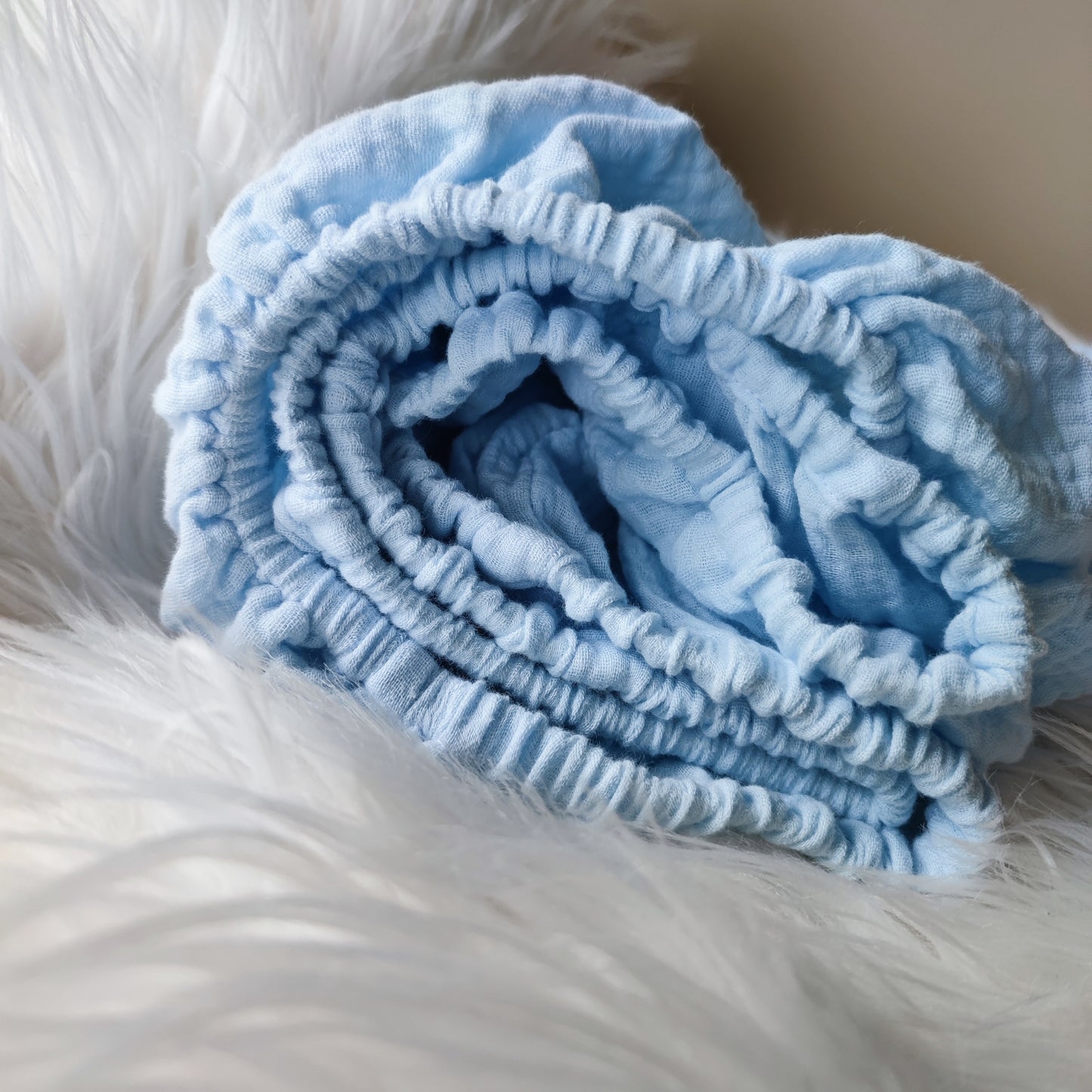 Muslino paklodė su guma vežimėliui 40/80