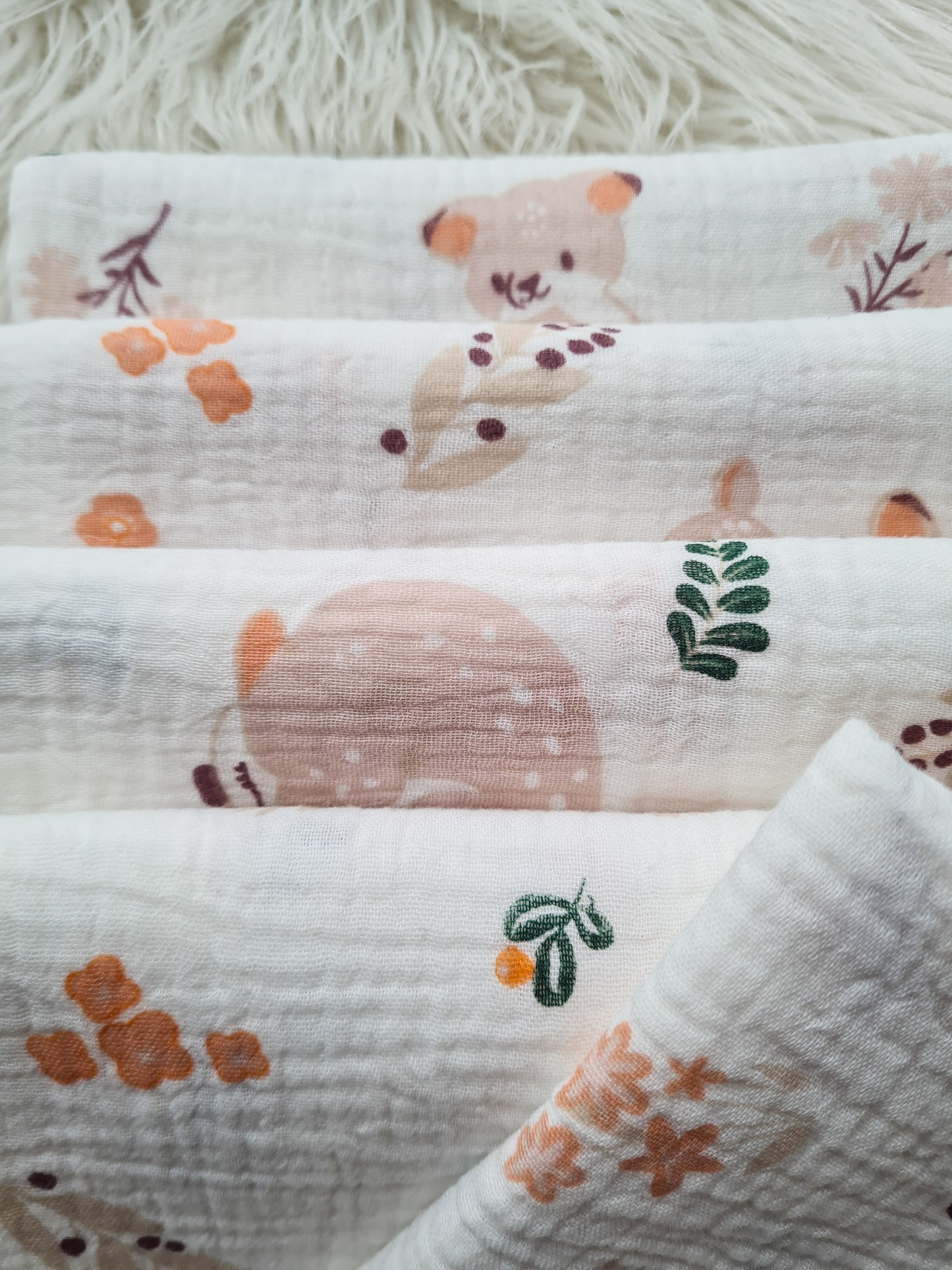 Muslino merliukas 40/40 cm