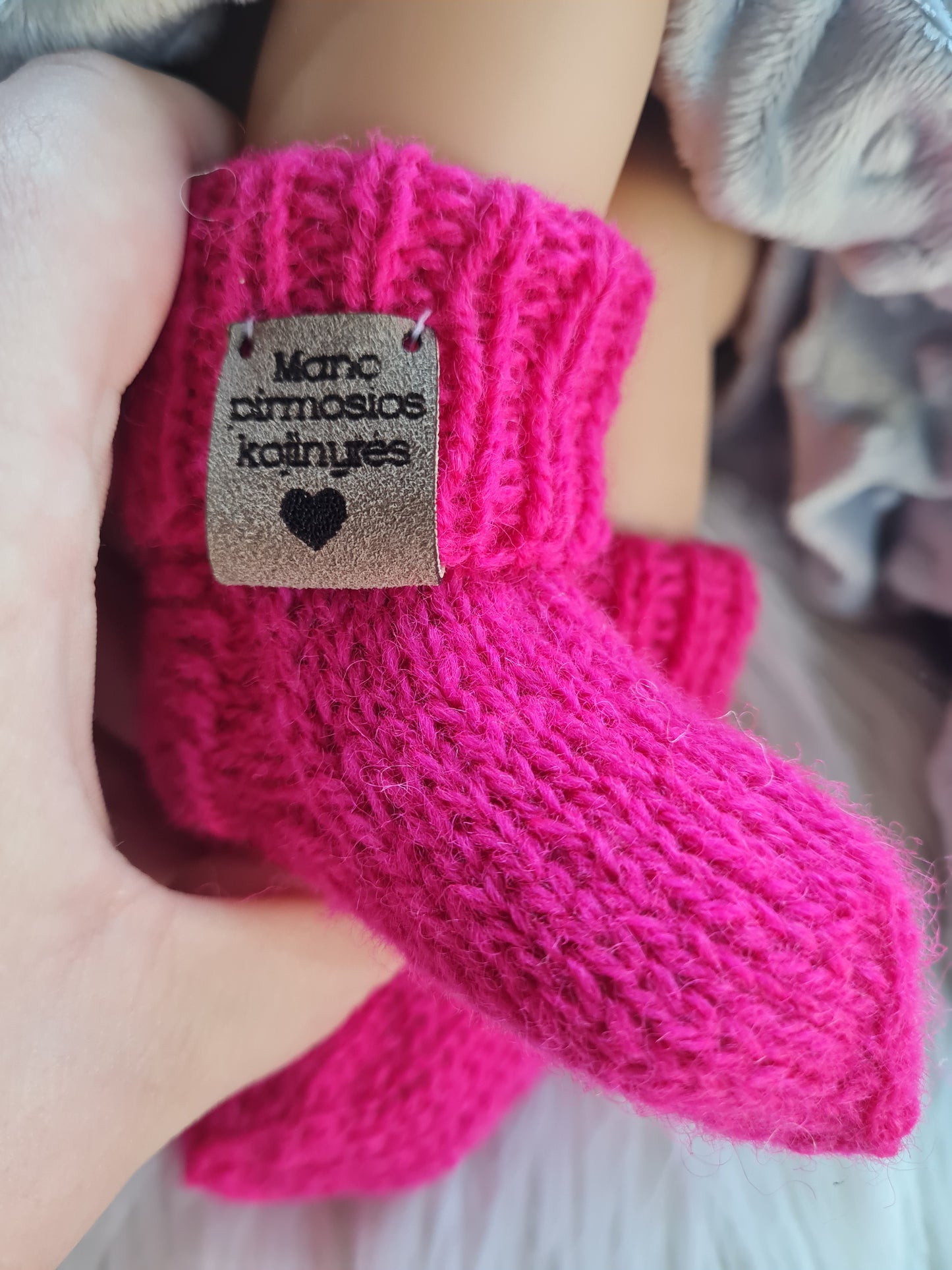 Vilnonės kojinytės  9 cm