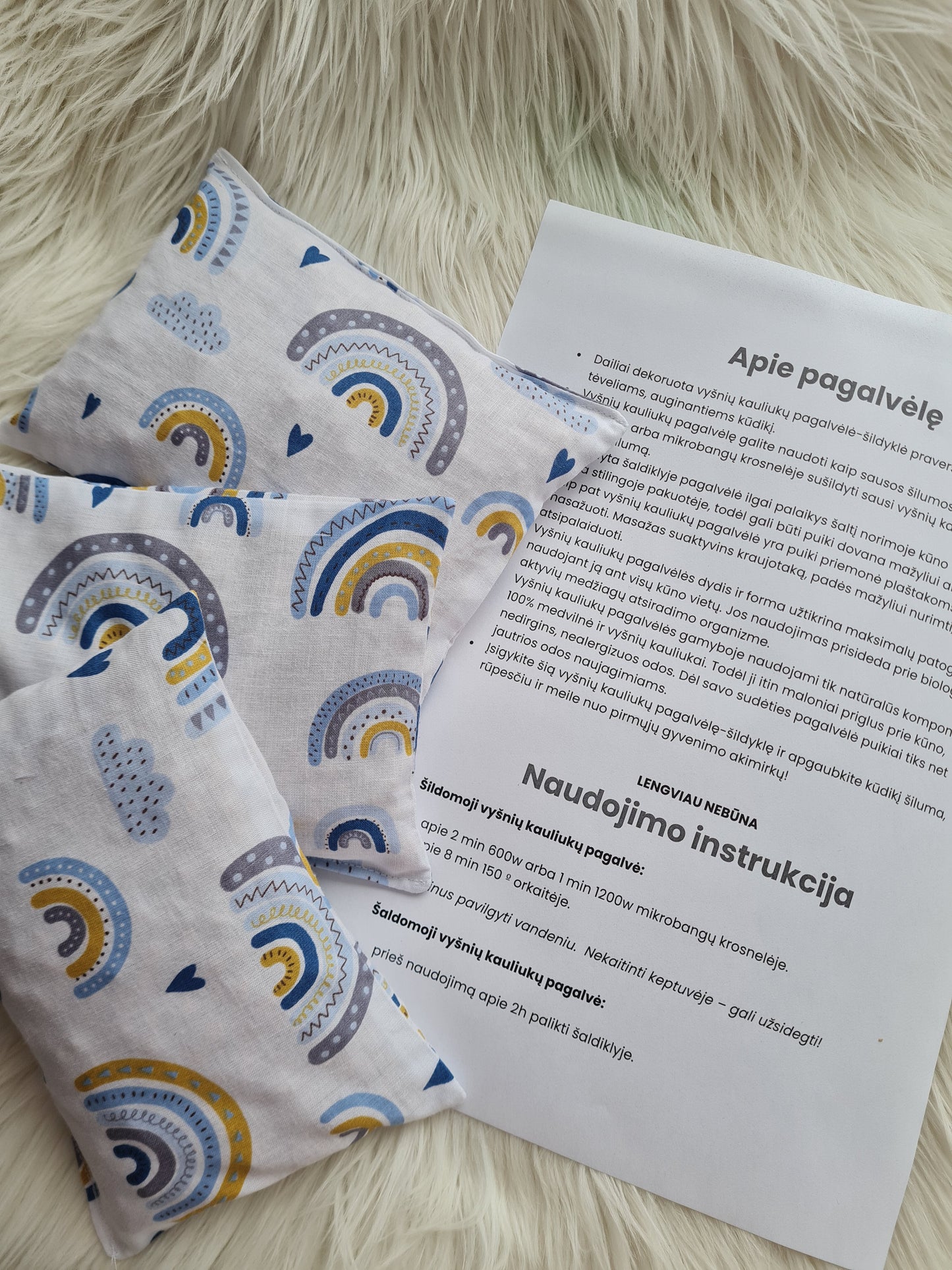 Vyšnių kauliukų pagalvėlė 250 gr