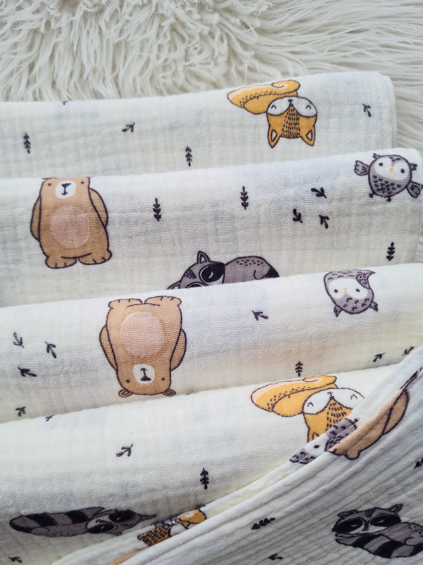 Muslino merliukas 40/40 cm