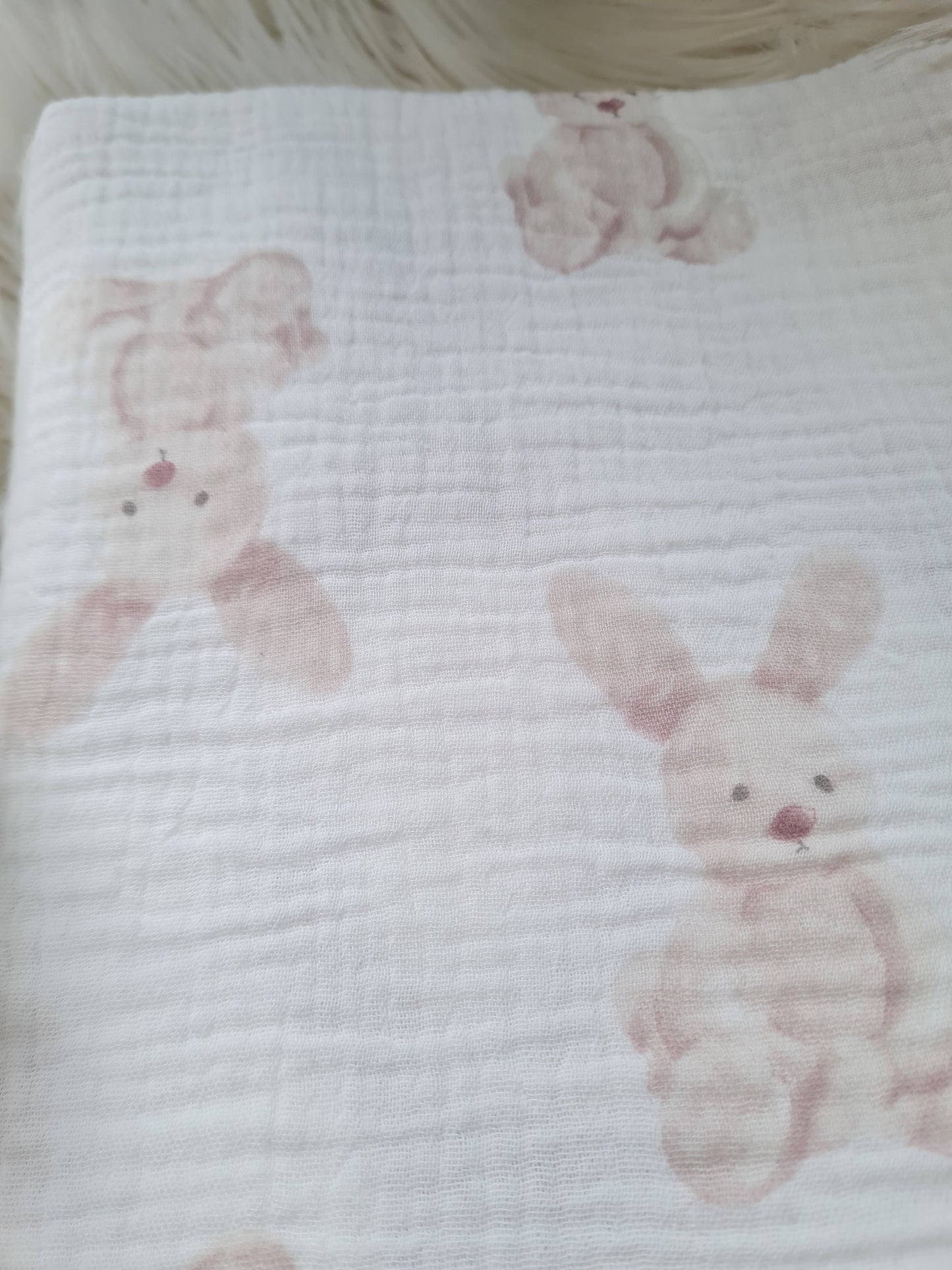 Dvigubas muslino pledukas 80/100