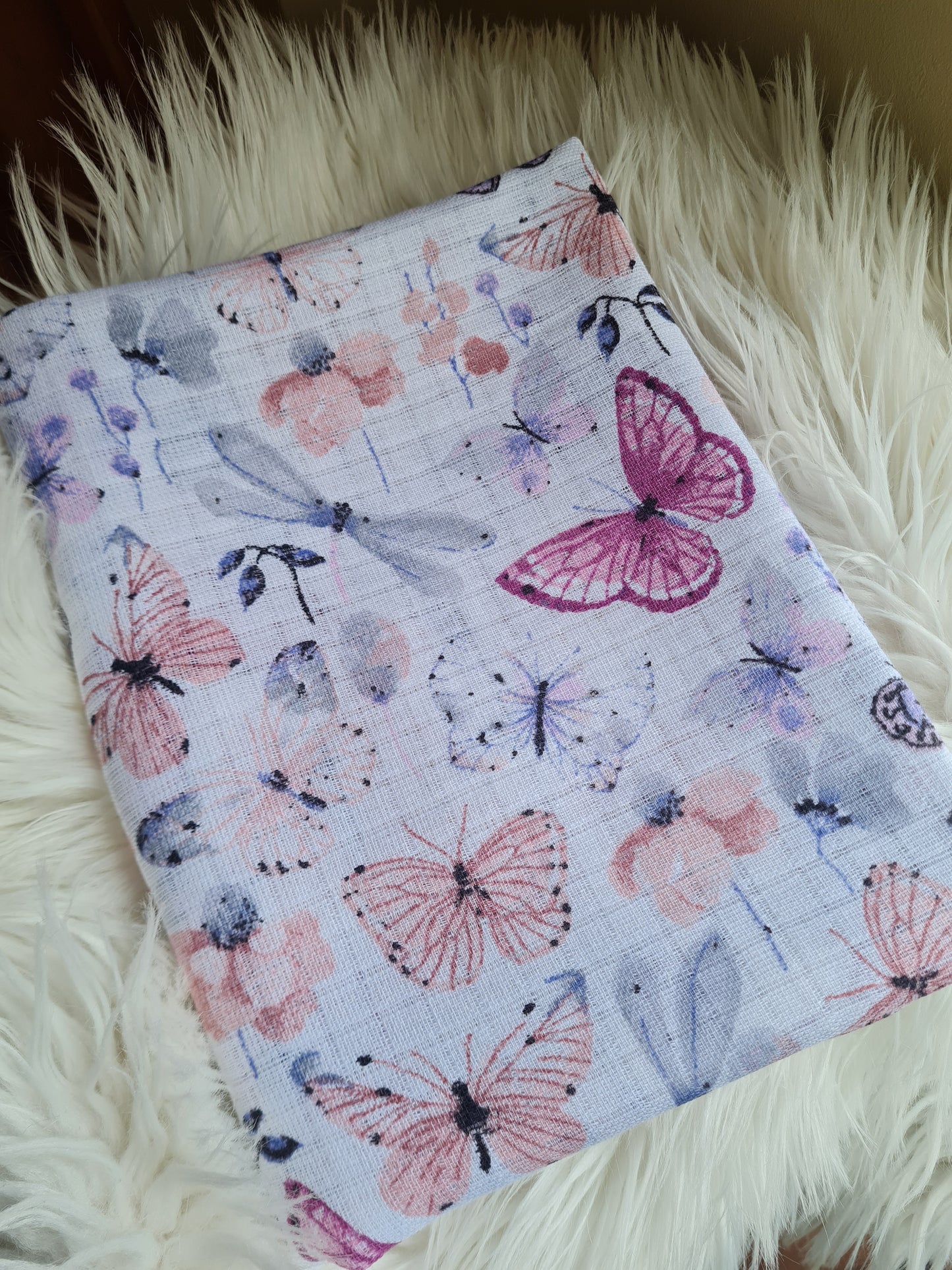 Medvilninis marlės užklotukas/vystyklas 80/100 cm