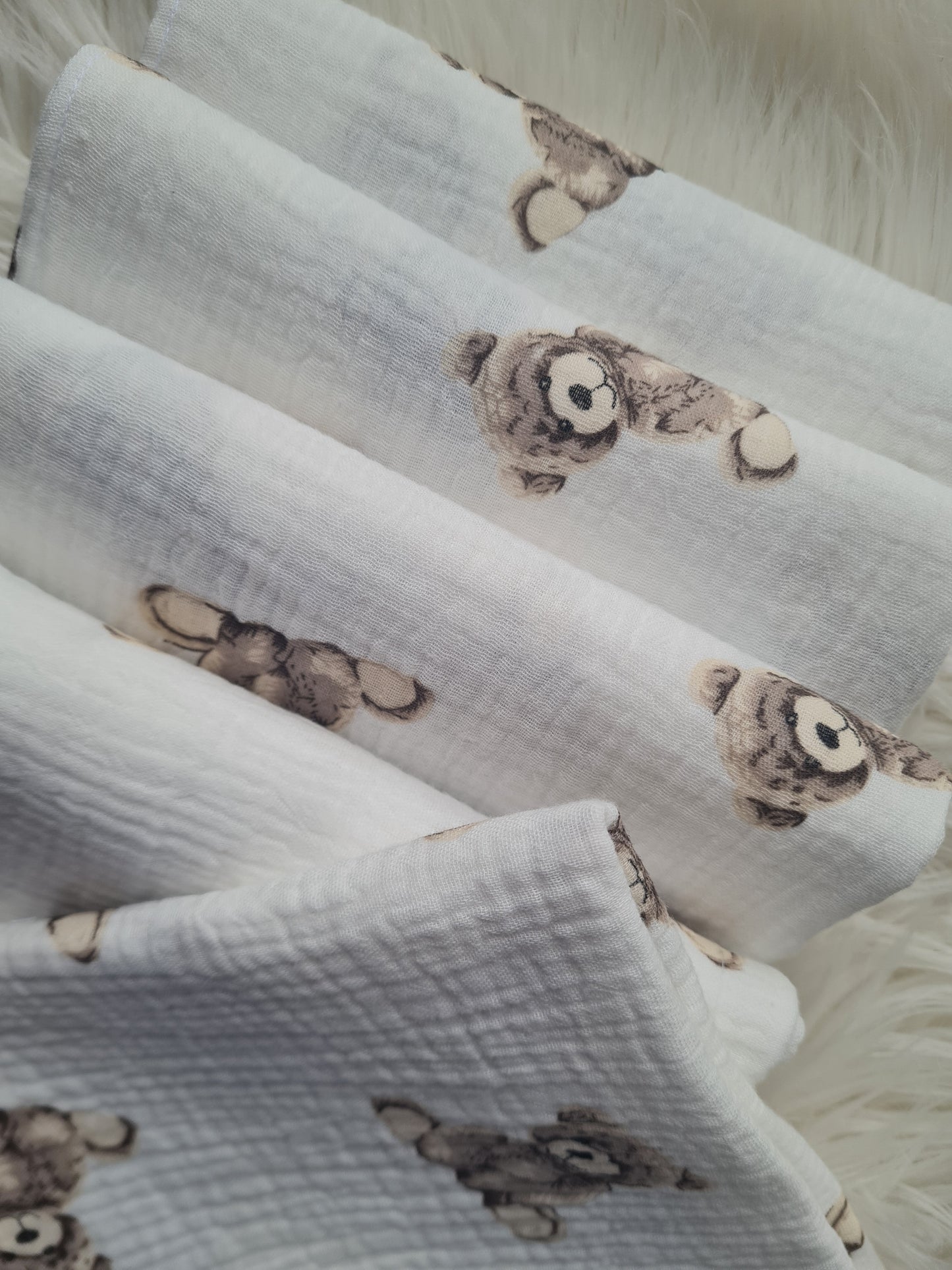 Muslino merliukas 40/40 cm