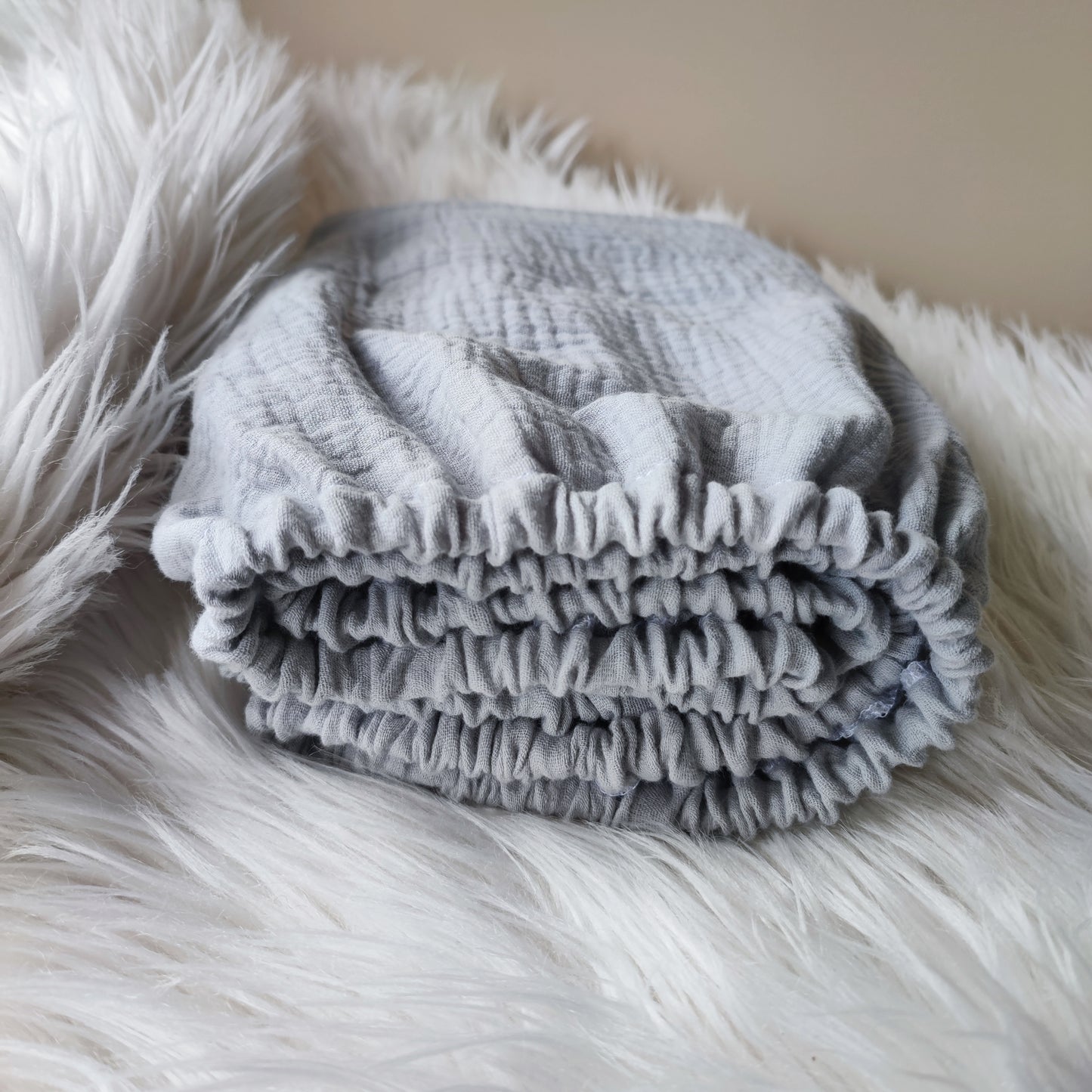 Muslino paklodė su guma vežimėliui