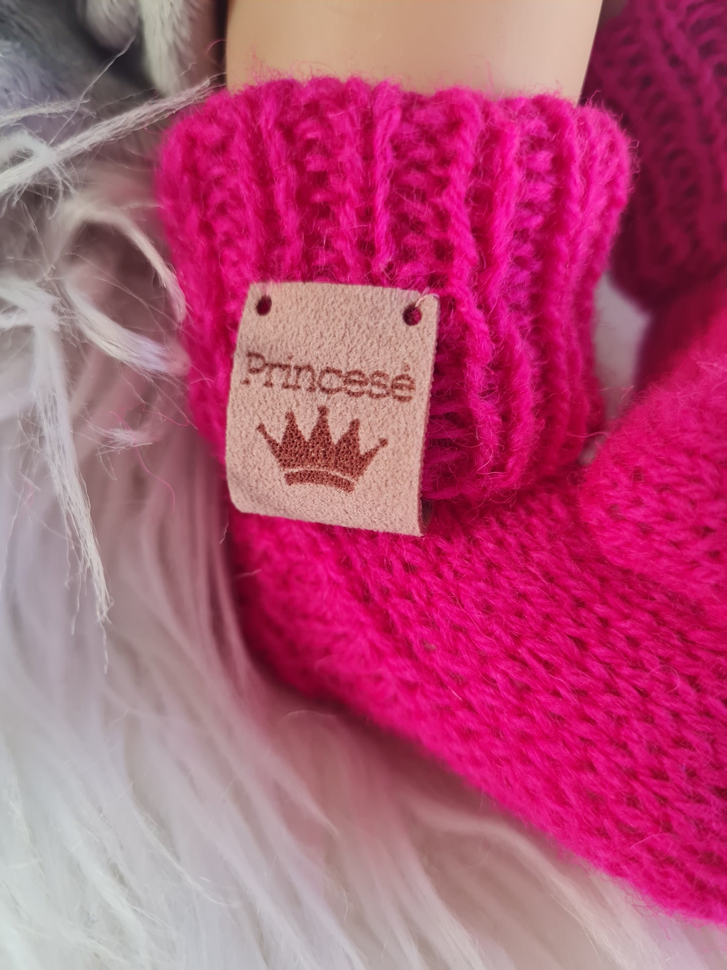 Vilnonės kojinytėe Princesė 9 cm