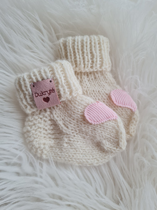 Vilnonės kojinytės naujagimei