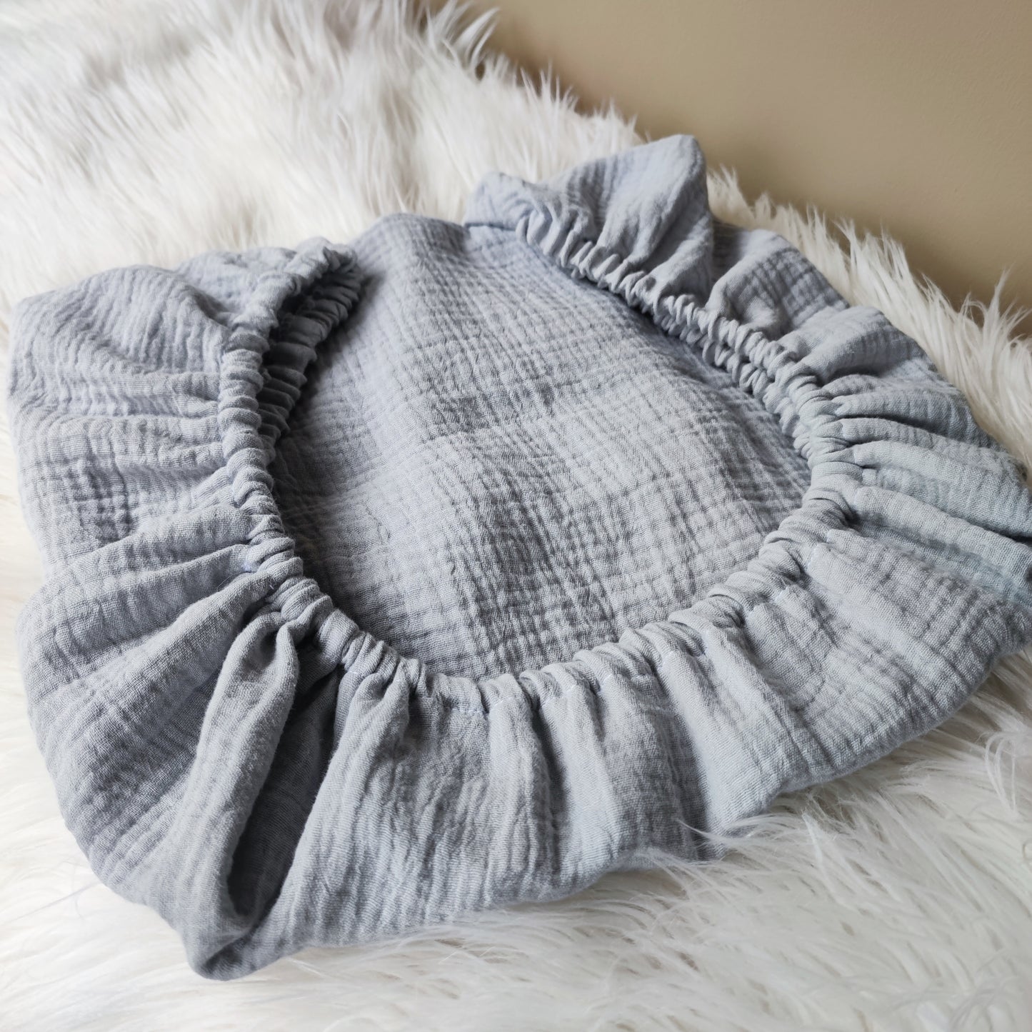 Muslino paklodė su guma vežimėliui