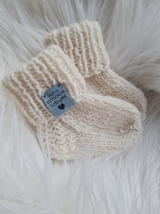 Natūralios vilnos kojinytės