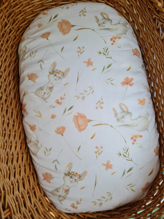 Paklodė su guma vežimėliui 40/80 cm
