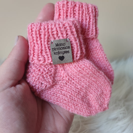Rožinės kojinytės 10 cm