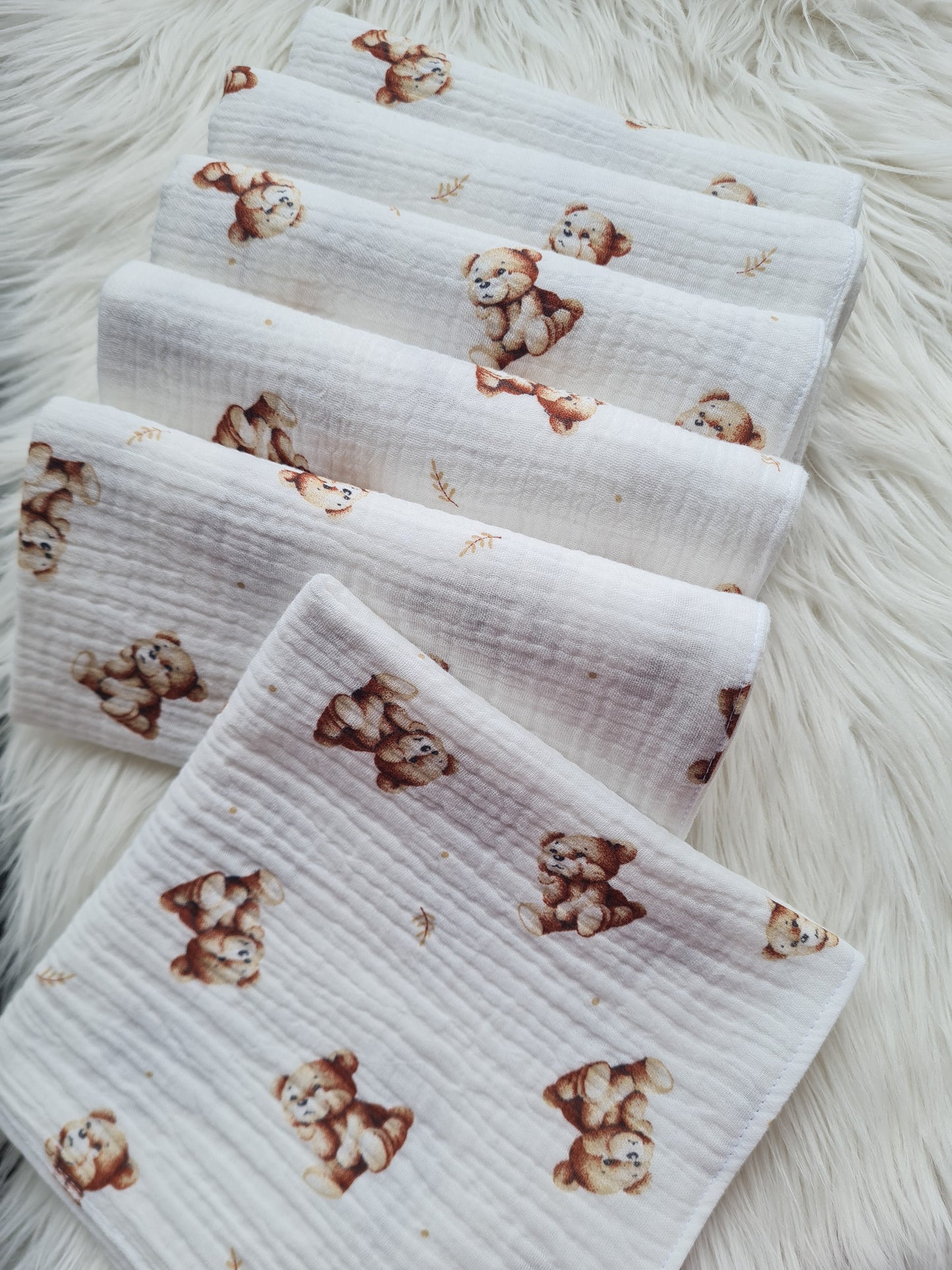 Muslino merliukas 40/40 cm