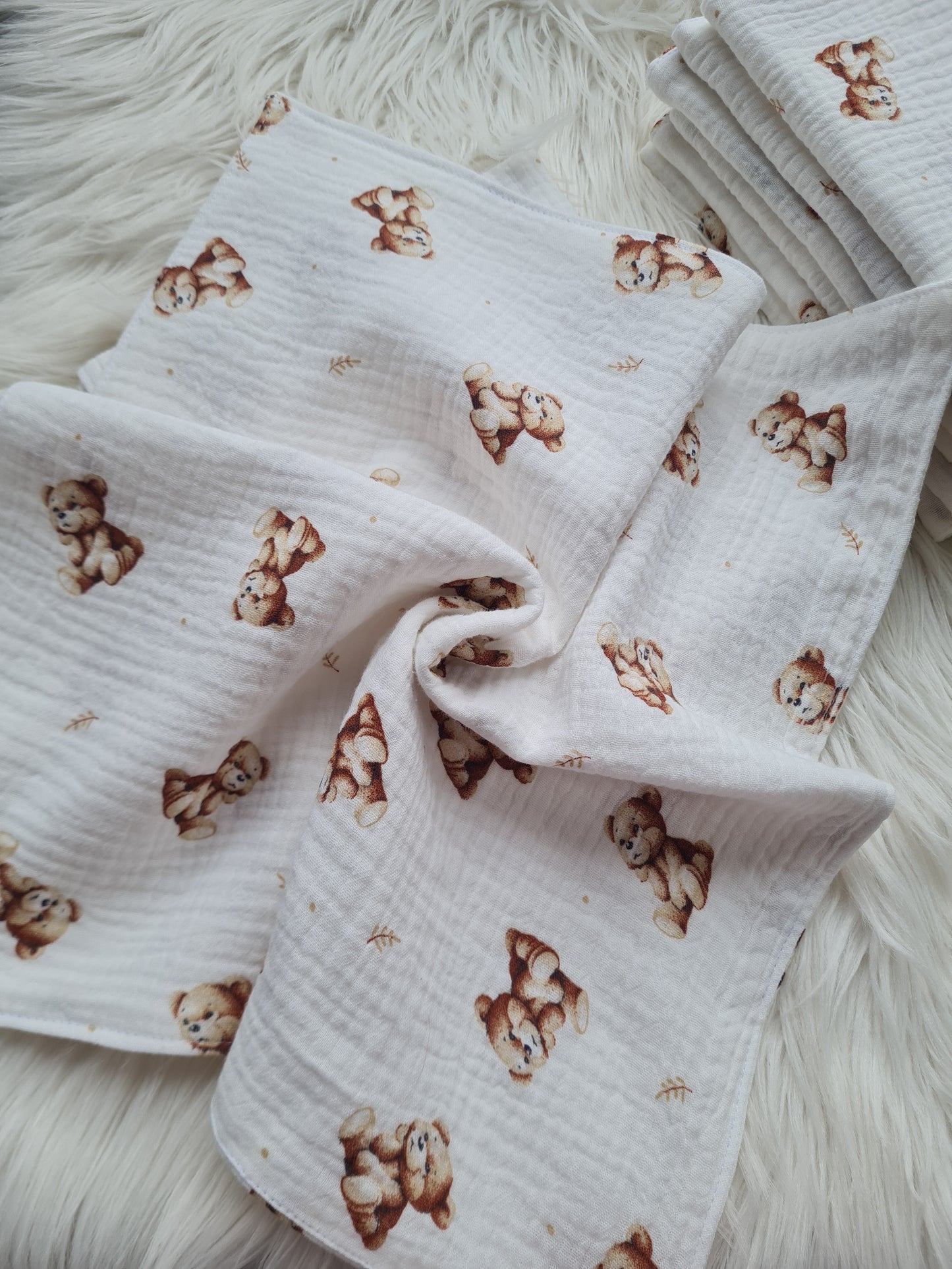 Muslino merliukas 40/40 cm